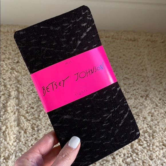 Betsey Johnson Accessories - Betsey Johnson Black Tights M/L Betsey Johnson Accessories - Betsey Johnson Black Tights M/L